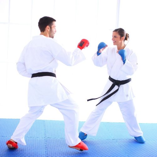 Domyos Guantes de karate rojos