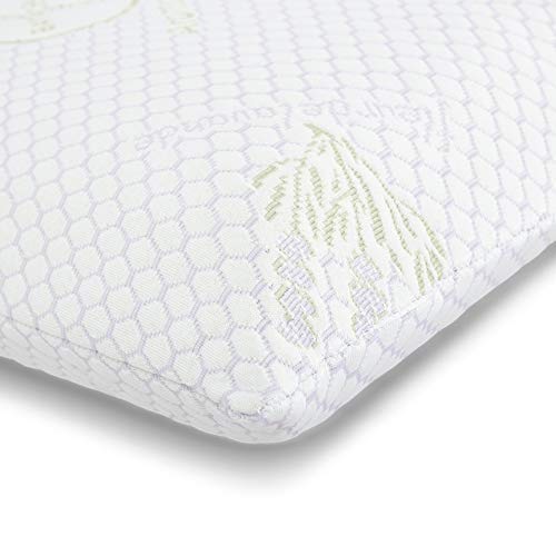 Don Descanso Pack 2 Almohadas Viscoelástica de Copos 70cm, Firmeza Media, Ergonómicas, Adaptables a Cabeza y Cuello, Transpirables, Tejido Strech. Fabricadas en España. Ideal para Dormir de Lado Don Descanso Pack 2 Almohadas Viscoelástica de Copos 70cm, Firmeza Media, Ergonómicas, Adaptables a Cabeza y Cuello, Transpirables, Tejido Strech. Fabricadas en España. Ideal para Dormir de Lado