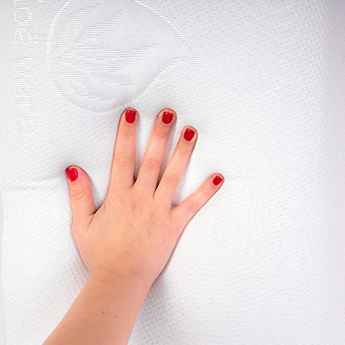 DON DESCANSO Pack 2 Almohadas Viscoelásticas Aloe Vera con Copos 100% Viscoelásticos, 70cm, Firmeza Media, Ergonómicas, Adaptables a Cabeza y Cuello, Transpirables, Tejido Strech. Fabricadas en España DON DESCANSO Pack 2 Almohadas Viscoelásticas Aloe Vera con Copos 100% Viscoelásticos, 70cm, Firmeza Media, Ergonómicas, Adaptables a Cabeza y Cuello, Transpirables, Tejido Strech. Fabricadas en España