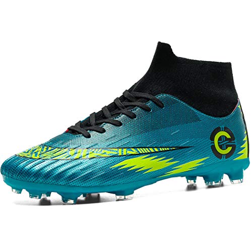 Donbest Botas de Fútbol para Hombre Spike Zapatos de fútbol Profesionales Aire Libre Calzado de Fútbol Atletismo Zapatillas de Fútbol