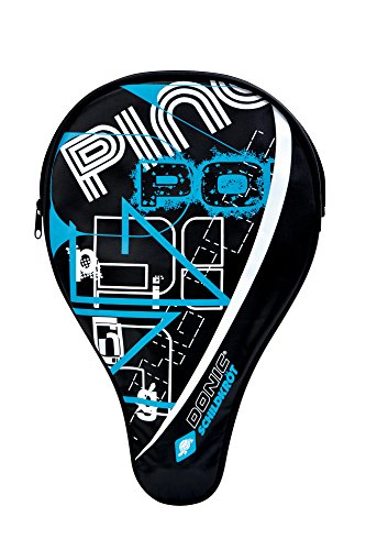 Donic-Schildkröt Funda para Raqueta de Tenis de Mesa Classic, Compartimiento para 3 Pelotas, Multicolor, 818506