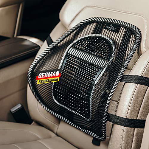 Donnerberg Soporte Lumbar Silla Oficina - Respaldo Lumbar Coche Alivia el Dolor Lumbar - Almohada Lumbar - Calidad Alemana Donnerberg Soporte Lumbar Silla Oficina - Respaldo Lumbar Coche Alivia el Dolor Lumbar - Almohada Lumbar - Calidad Alemana