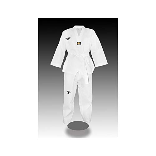 Dorawon, Dobok Taekwondo Bordado Club Talla 90 cm, Cuello Blanco
