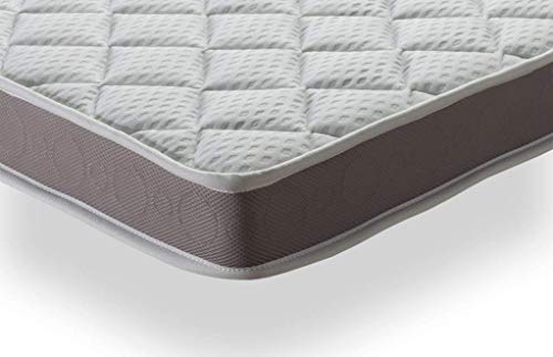 DORMIDEO Colchón Cuna viscoelástico BabyBed - Dos Caras higiénico, Transpirable y Antideslizante