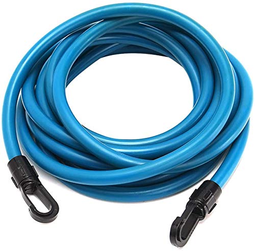 Doublez Natación Entrenamiento Cuerda Nadar Bungee Cinturones de Entrenamiento Resistencia al Nadador Ejercitador Correa Seguridad para la Piscina Herramientas para niños Adultos, Azul (4m) Doublez Natación Entrenamiento Cuerda Nadar Bungee Cinturones de Entrenamiento Resistencia al Nadador Ejercitador Correa Seguridad para la Piscina Herramientas para niños Adultos, Azul (4m)