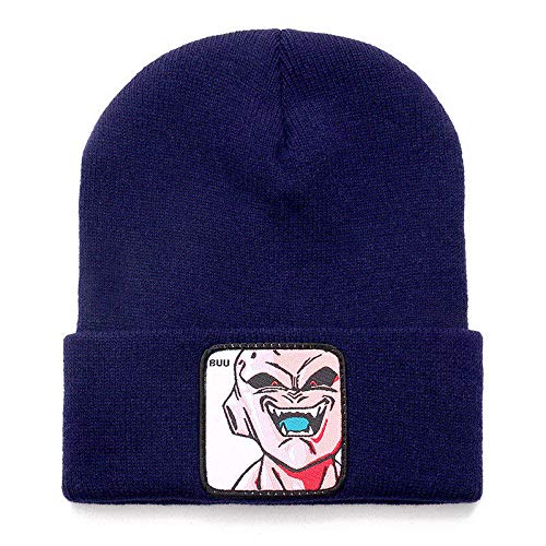 Doudou Gorro Casual de algodón Hombres y Mujeres, Gorro de Invierno de Punto cálido, Gorro Unisex sólido de Moda -Kame Gray