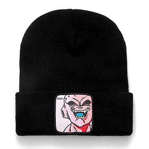 Doudou Gorro Casual de algodón Hombres y Mujeres, Gorro de Invierno de Punto cálido, Gorro Unisex sólido de Moda -Kame Gray