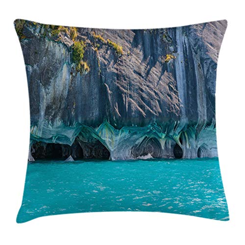 DPASIi Throw Pillow Covers, Marble Caves of Lake General Carrera Chile South American Natural,Decorative Cover Sets for Pillows 22x22 Inches DPASIi Throw Pillow Covers, Marble Caves of Lake General Carrera Chile South American Natural,Decorative Cover Sets for Pillows 22x22 Inches