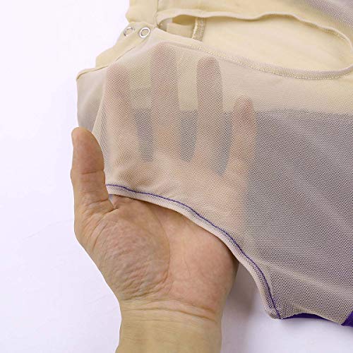 dPois Disfraz de Trapecista Mujer Disfraz de Circo Capa Corta Maillot de Danza sin Mangas Traje de Baile Fiesta Halloween Drama Morado Large dPois Disfraz de Trapecista Mujer Disfraz de Circo Capa Corta Maillot de Danza sin Mangas Traje de Baile Fiesta Halloween Drama Morado Large