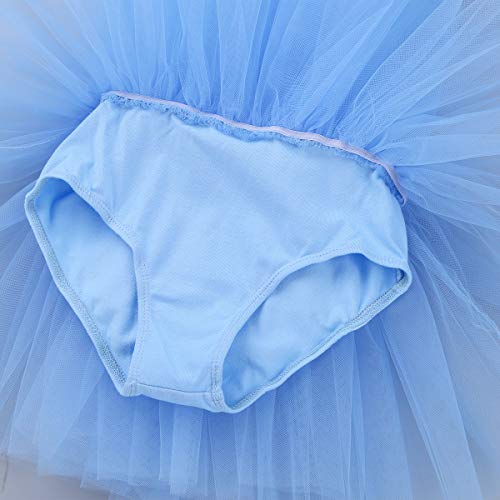 dPois Maillot de Ballet Niña Tutú Vestido con Braga Interior Traje de Baile Leotardo con Falda Malla Lunares Gimnasia Disfraz Bailarina Fiesta Carnaval 4 a 12 Años Azul A 8 años dPois Maillot de Ballet Niña Tutú Vestido con Braga Interior Traje de Baile Leotardo con Falda Malla Lunares Gimnasia Disfraz Bailarina Fiesta Carnaval 4 a 12 Años Azul A 8 años