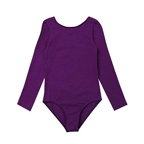 dPois Maillot Niña Ballet Gimnasia Danza Leotardo Manga Larga 2PC Disfraz Bailarina Tutú Falda Envolvente Gasa Traje de Ballet Equipamiento Básico para Niña Chica Morado 7-8 años dPois Maillot Niña Ballet Gimnasia Danza Leotardo Manga Larga 2PC Disfraz Bailarina Tutú Falda Envolvente Gasa Traje de Ballet Equipamiento Básico para Niña Chica Morado 7-8 años