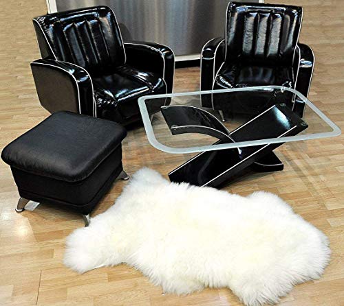 DQMEN Piel de Cordero Oveja/Sheepskin Rug Cordero, imitación mullida Alfombras imitación Piel sintética Deko Piel,para salón Dormitorio baño sofá Silla cojín (50 X 80 cm, Blanco) DQMEN Piel de Cordero Oveja/Sheepskin Rug Cordero, imitación mullida Alfombras imitación Piel sintética Deko Piel,para salón Dormitorio baño sofá Silla cojín (50 X 80 cm, Blanco)