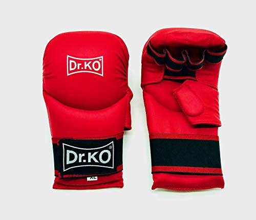 Dr. KO MMA Guantes Grappling. Guantes Entrenamiento MMA, Guantillas MMA, Guantes Convexo Abierto Y-Volar Palma. Lucha en La Jaula De Sparring (Rojo, L) Dr. KO MMA Guantes Grappling. Guantes Entrenamiento MMA, Guantillas MMA, Guantes Convexo Abierto Y-Volar Palma. Lucha en La Jaula De Sparring (Rojo, L)