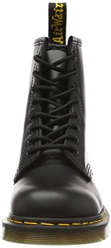 Dr. Martens 1460 - Botas Militares de Mujer, Negro (Black Smooth Leather), 41 EU