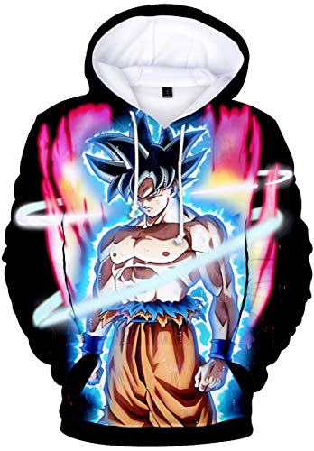 Dragon Ball Sudadera Hombre con Capucha 3D Impresión Hoodie con Dibujos Manga Larga(XS,Músculo) Dragon Ball Sudadera Hombre con Capucha 3D Impresión Hoodie con Dibujos Manga Larga(XS,Músculo)