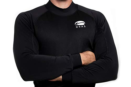 Dras-Camiseta térmica Deportiva Hombre de Manga Larga Invierno para piragüismo, Canoe, Cycling, Ciclismo, Atletismo, Senderismo, Trekking, hípica.