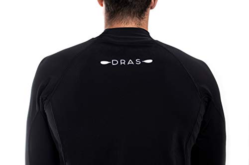 Dras-Camiseta térmica Deportiva Hombre de Manga Larga Invierno para piragüismo, Canoe, Cycling, Ciclismo, Atletismo, Senderismo, Trekking, hípica.