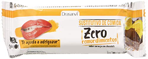 Drasanvi Caja Barrita Proteica Chocolate Naranja 4X35G Zero Remordimientos 140 g
