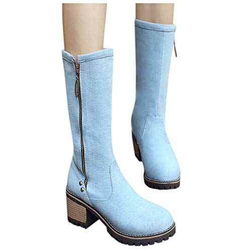 DreamedU Botas con Plataforma Mujer Rodilla De Vestir Hippies Elegantes Deportivas Outlet Baratas Negras 201109 DreamedU Botas con Plataforma Mujer Rodilla De Vestir Hippies Elegantes Deportivas Outlet Baratas Negras 201109