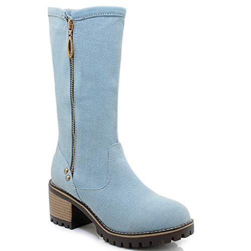 DreamedU Botas con Plataforma Mujer Rodilla De Vestir Hippies Elegantes Deportivas Outlet Baratas Negras 201109 DreamedU Botas con Plataforma Mujer Rodilla De Vestir Hippies Elegantes Deportivas Outlet Baratas Negras 201109