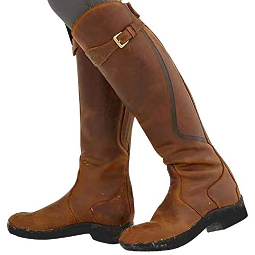 DreamedU Botas Largas Timberland Mujer Invierno Rebajas Comodas Casual Moto Outlet Impermeables Anchas 201028