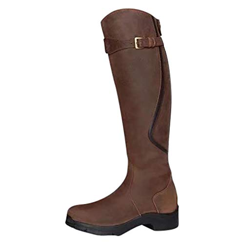 DreamedU Botas Largas Timberland Mujer Invierno Rebajas Comodas Casual Moto Outlet Impermeables Anchas 201028