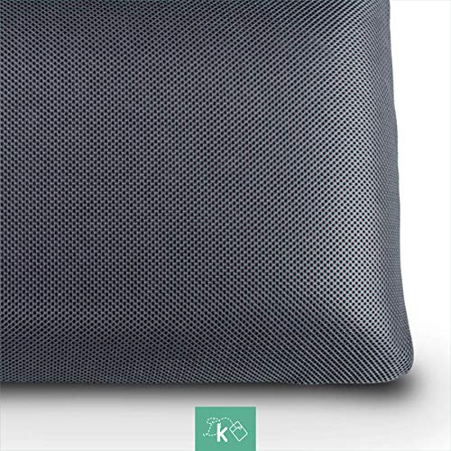 Dreaming Kamahaus Almohada viscoelástica Carbono Activo 90cm | Núcleo indeformable | Hilo de Plata | Microperforada | Antiestrés | Funda con 2 Caras Invierno/Verano |