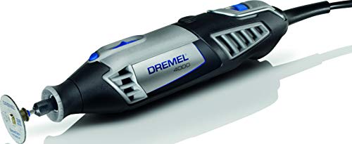Dremel 4000 - Multiherramienta, 175 W, kit con eje flexible, 65 accesorios y 4 complementos, velocidad variable 5.000 - 35.000 rpm para tallar, grabar, fresar, amolar, limpiar, pulir, cortar y lijar Dremel 4000 - Multiherramienta, 175 W, kit con eje flexible, 65 accesorios y 4 complementos, velocidad variable 5.000 - 35.000 rpm para tallar, grabar, fresar, amolar, limpiar, pulir, cortar y lijar