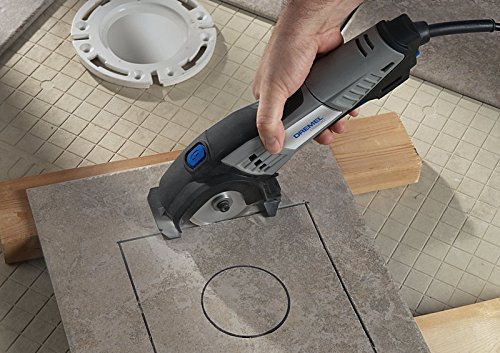 Dremel DSM20-3/4 - Sierra circular compacta (710W, 220-240V, 1.7 kg) + Dremel 2615S540JA Disco de corte de diamante para azulejos DSM20 (DSM540)