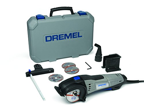 Dremel DSM20-3/4 - Sierra circular compacta (710W, 220-240V, 1.7 kg) + Dremel 2615S540JA Disco de corte de diamante para azulejos DSM20 (DSM540)