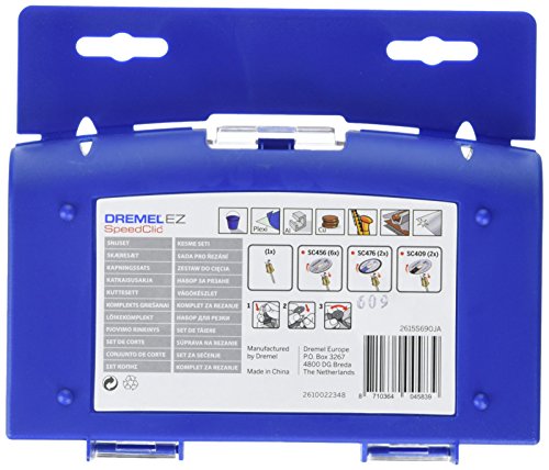 Dremel SC690 Juego de Accesorios de Corte EZ SpeedClic para Herramientas Rotatorias Dremel SC690 Juego de Accesorios de Corte EZ SpeedClic para Herramientas Rotatorias