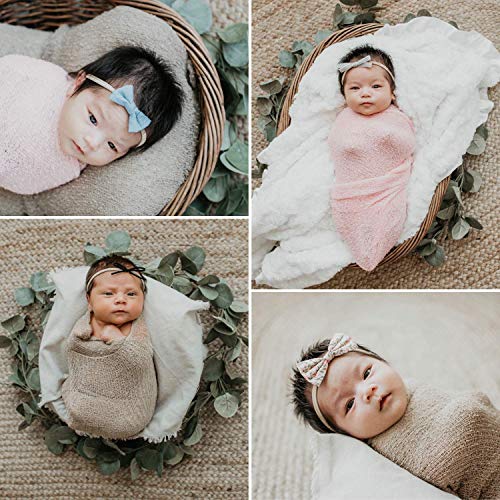 DRESHOW 10 Pcs Bebé Niña Diademas Bebé Hairband de los Bebés Recién Nacidos Diademas de Bebé Diadema Elástica Bebé Niñas Banda Para Cabeza Accesorio