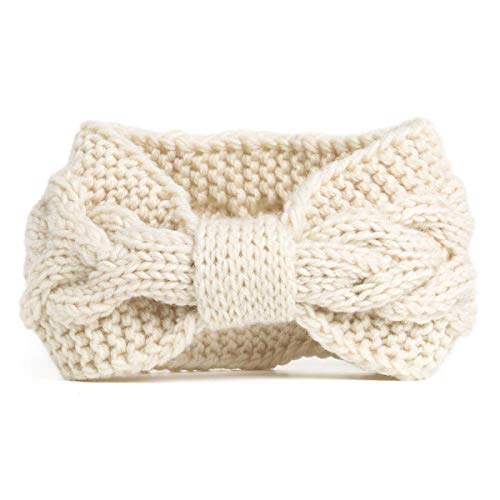 DRESHOW 4 Piezas Crochet Arco Turbante Knit Diadema Mujer Invierno Vendas Elasticas Anchas Tejida Lana Cintas Para El Pelo Banda de pelo más cálido DRESHOW 4 Piezas Crochet Arco Turbante Knit Diadema Mujer Invierno Vendas Elasticas Anchas Tejida Lana Cintas Para El Pelo Banda de pelo más cálido