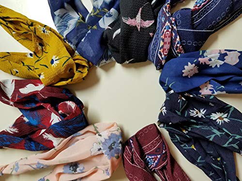 DRESHOW Boho Diademas para Mujeres Flor Vintage Impreso Criss Cross Anudado Elástico Banda para el Cabello Stretchy Head Wrap Twisted Accesorios para el Cabello Lindo Paquete de 10 DRESHOW Boho Diademas para Mujeres Flor Vintage Impreso Criss Cross Anudado Elástico Banda para el Cabello Stretchy Head Wrap Twisted Accesorios para el Cabello Lindo Paquete de 10