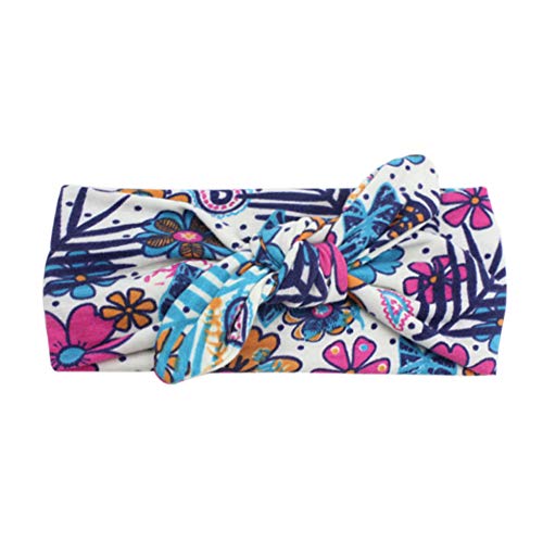 DRESHOW Las mujeres arco nudo flor de la venda Boho Banda para el cabello floral Facial Envoltura de la cabeza Tela de Terry Yoga Deporte Ducha diadema (6 Pack oreja impresa) DRESHOW Las mujeres arco nudo flor de la venda Boho Banda para el cabello floral Facial Envoltura de la cabeza Tela de Terry Yoga Deporte Ducha diadema (6 Pack oreja impresa)