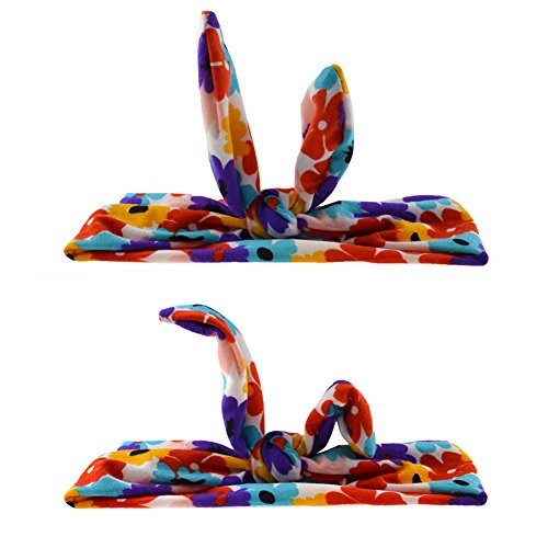 DRESHOW Las mujeres arco nudo flor de la venda Boho Banda para el cabello floral Facial Envoltura de la cabeza Tela de Terry Yoga Deporte Ducha diadema (6 Pack oreja impresa) DRESHOW Las mujeres arco nudo flor de la venda Boho Banda para el cabello floral Facial Envoltura de la cabeza Tela de Terry Yoga Deporte Ducha diadema (6 Pack oreja impresa)