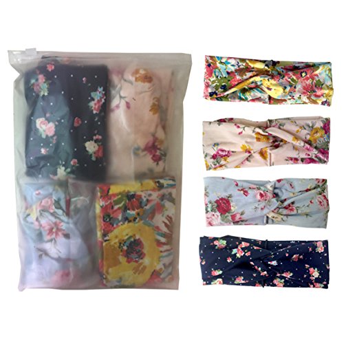 DRESHOW Mujeres 4 PCS Retorcido Diademas Headwraps Cintas para el pelo Arcos Accesorios DRESHOW Mujeres 4 PCS Retorcido Diademas Headwraps Cintas para el pelo Arcos Accesorios