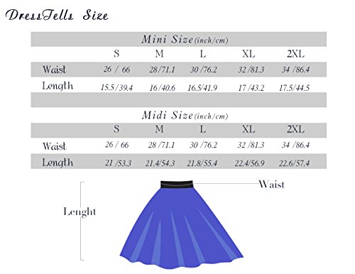 DRESSTELLS Falda Mujer Mini Corto Elástica Plisada Básica Multifuncional Black-White M DRESSTELLS Falda Mujer Mini Corto Elástica Plisada Básica Multifuncional Black-White M