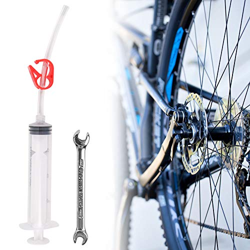 Drivaid Kit de Sangrado Frenos para Shimano, Kit de Purga para Frenos Hidráulico Disco Bicicleta con Aceite Mineral, Resuelve el Problema del Sistema de Escape de los Frenos de la Bicicleta