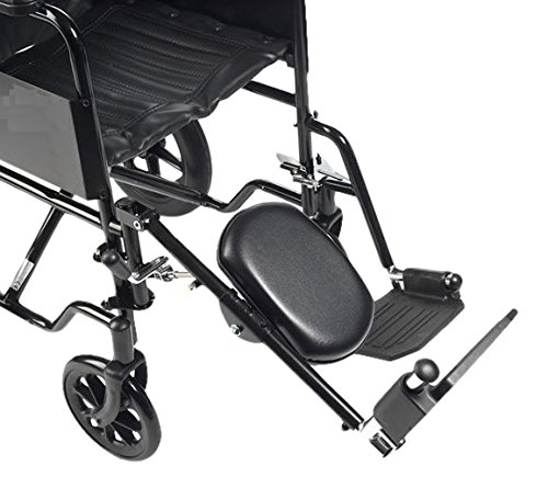 Drive Medical ELR001R - Reposapiernas con reposapiés para la pierna derecha (acero) Drive Medical ELR001R - Reposapiernas con reposapiés para la pierna derecha (acero)