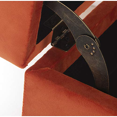 DRW Banqueta Arcon Pie de Cama de Madera y Tela en Caldera 60x40x45cm DRW Banqueta Arcon Pie de Cama de Madera y Tela en Caldera 60x40x45cm