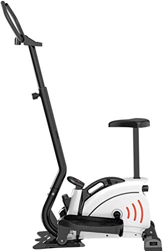 DSHUJC Bicicleta elíptica Bicicleta elíptica Deportes 2 en 1 Bicicleta-Fitness Máquina de Ejercicios cardiovasculares Máquina de Ejercicios de 120 kg, Bicicleta plegab