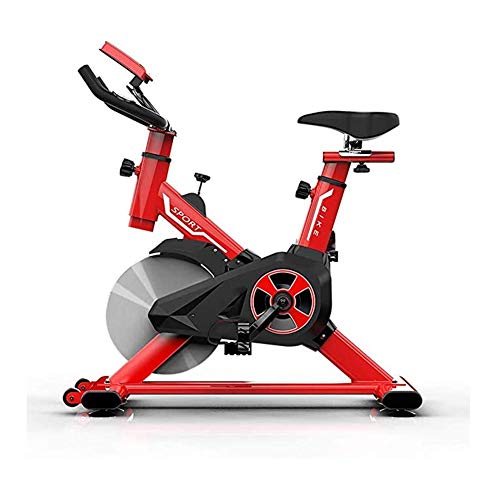 DSHUJC Ciclismo Interior Profesional con Soporte para Brazos, Volante Cromado de 8 kg, Speedbike Compatible con cinturón de Pulso, ergómetro de hasta 150 kg