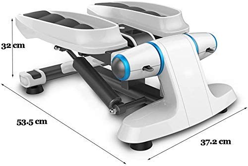 DSHUJC Cintas de Correr para Ejercicios aeróbicos, Pantalla LCD de detección de Movimiento de Steppers para Ejercicios, Dos Cordones elásticos, piernas, glúteos, Brazo