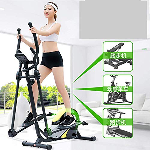 DSHUJC Elíptica Elíptica Elíptica Elíptica Máquina de Entrenamiento portátil Máquina elíptica Cardio para la Oficina en casa Gimnasio Entrenamiento Máquina de entrenam