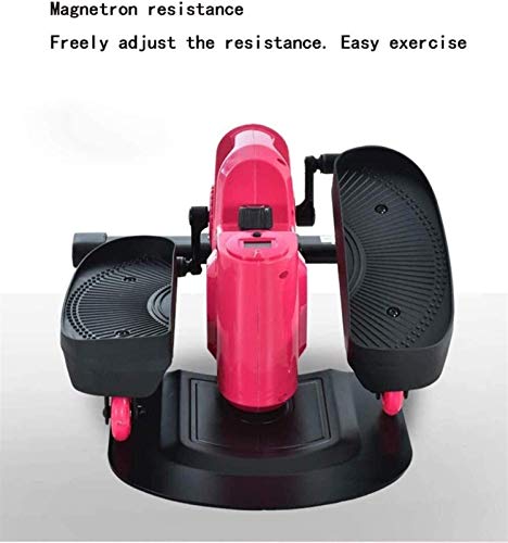 DSHUJC Entrenador Elíptico Mini Entrenador Elíptico, Máquinas De Bicicleta Elíptica Stride Trainer Ejercitador De Pedal Compacto para Salud, Fitness En La Vida Cotidia