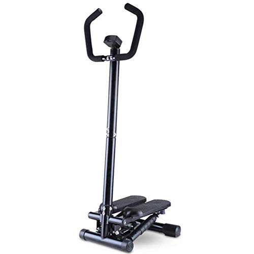 DSHUJC Escalera de Fitness Paso a Paso con Mango, multifunción Adelgazante Cardio Training Stepper, Mini Twist Stepper Climbing Machine para el hogar A