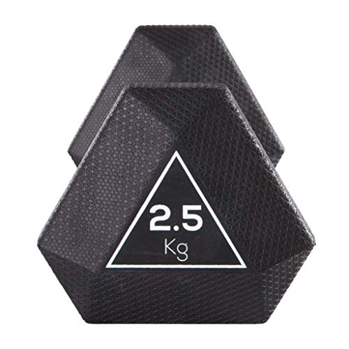 DSHUJC Juego de Pesas con Mancuernas Hexagonal Dumbbell Men's Fitness Home Arm Training Women's Beginners Mancuernas Equipo de Fitness Paquete Individual Juego de Mancuernas para Hombres