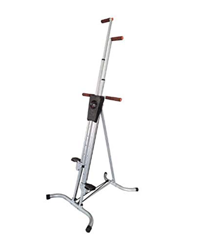 DSHUJC Máquina de Ejercicios para Escalador Vertical, Escalador Vertical para Trabajo Pesado Gym Master, 5 Engranajes Ajustables, Almacenamiento Plegable, Contador LCD, Pedal antideslizan