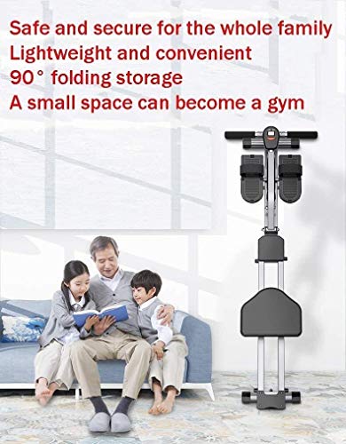 DSHUJC Máquina de Remo, Máquina de Remo de Resistencia hidráulica, Máquina de Remo de Interior Banco de Remo Equipo de Gimnasia Abdominal, Pista almacenable Plegable d DSHUJC Máquina de Remo, Máquina de Remo de Resistencia hidráulica, Máquina de Remo de Interior Banco de Remo Equipo de Gimnasia Abdominal, Pista almacenable Plegable d